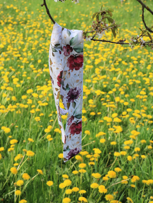 Štýlová ľanová šatka Romance — foto 6