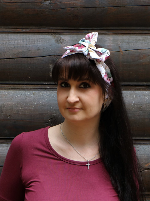 Štýlová ľanová šatka Romance — foto 4