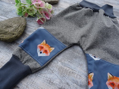 BAGGY SOFTSHELL letní* šedá melanž *liška — foto 4