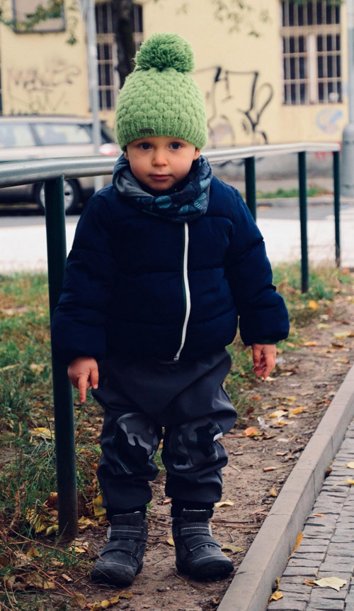 BAGGY SOFTSHELL letní* šedá melanž *liška — foto 6