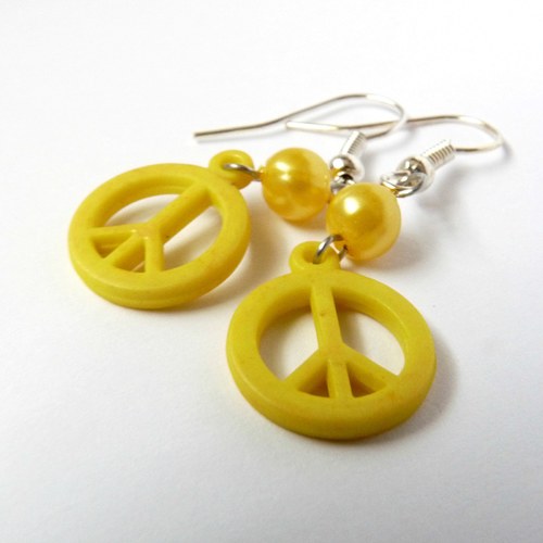 Yellow Piece - Náušnice — foto 2
