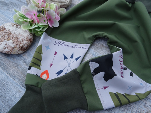 BAGGY SOFTSHELL letní* khaki * tajga — foto 4