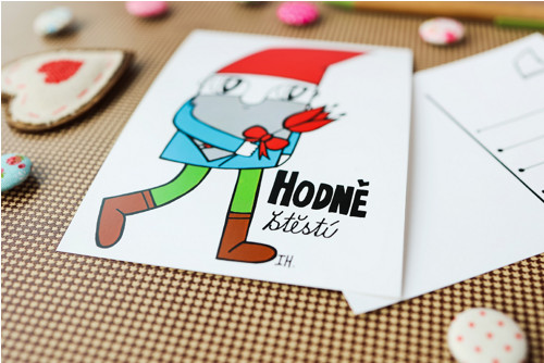 Pohled s trpaslíkem-Hodně štěstí — foto 2