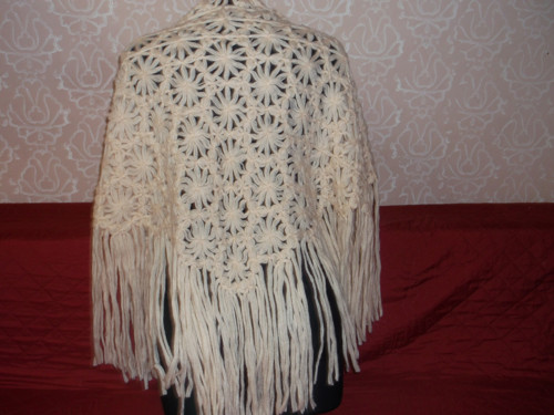 Krémový hvězdičkový šátek — foto 2