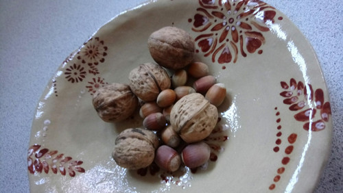 Mísa kulatá - béžovohnědobílá — foto 2