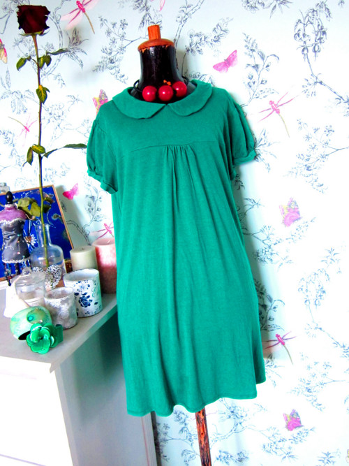 Šaty smaragd baby doll — foto 2