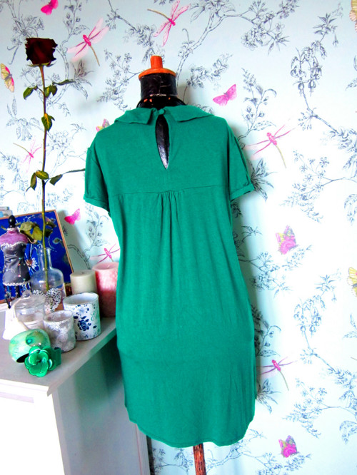 Šaty smaragd baby doll — foto 3