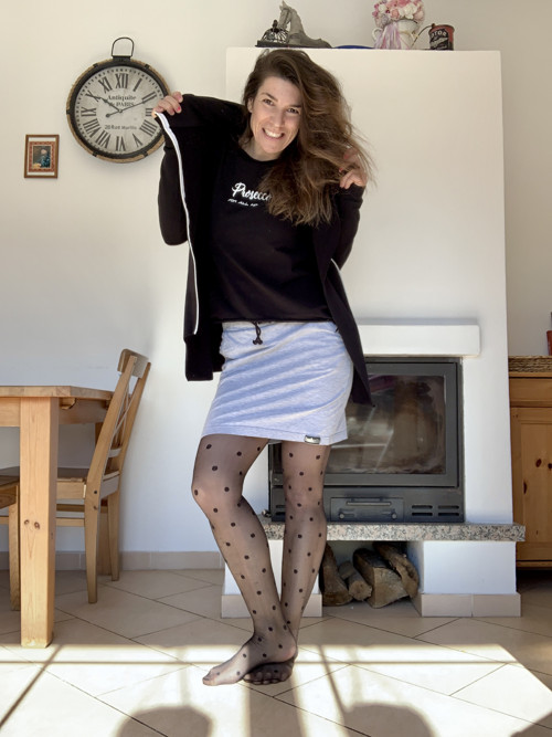 Asymetrická mikina se zipem Zelená — foto 4