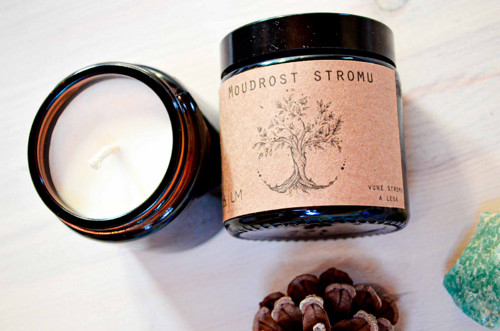 Sójová svíčka - MOUDROST STROMŮ.... 120 ML — foto 2