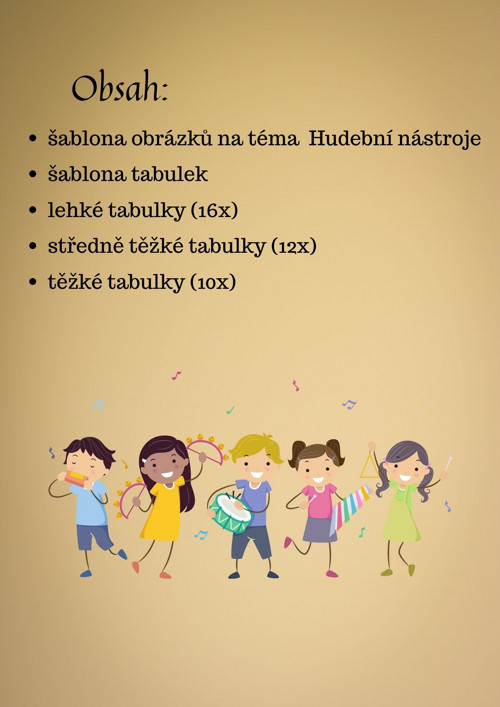 Hudební nástroje, prostorová orientace — foto 2