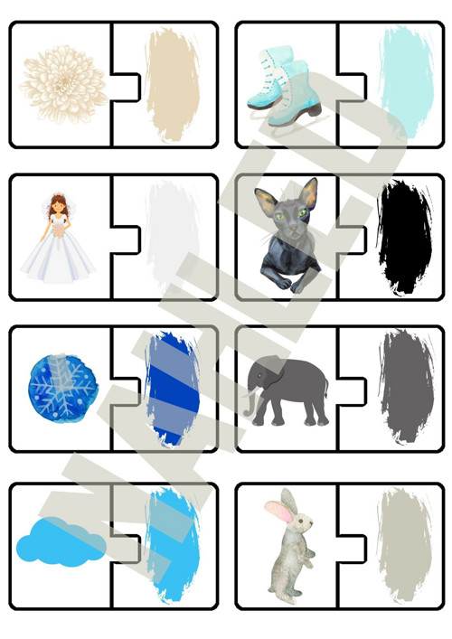 Odstíny barev, puzzle — foto 3