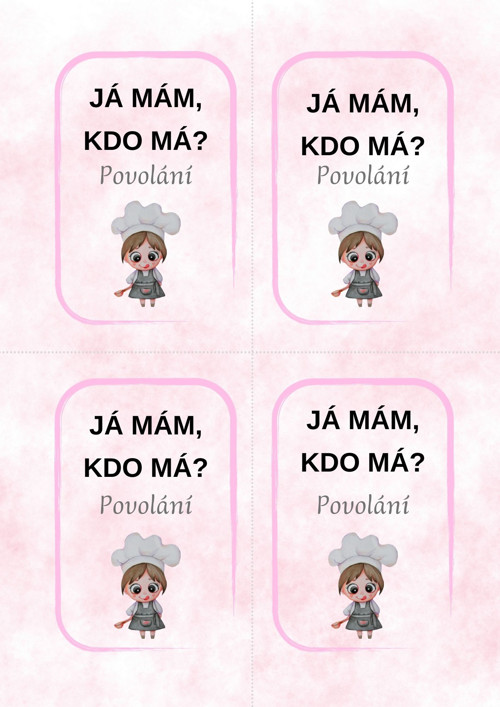 Já mám, kdo má? Povolání — foto 3