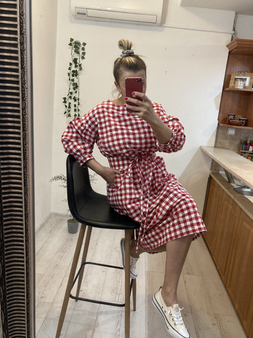 GINGham Boho šaty /bavlna/ — foto 3