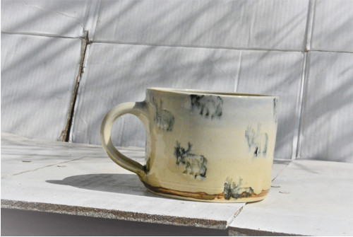 Hrnec s jeleny, 600 ml — foto 6