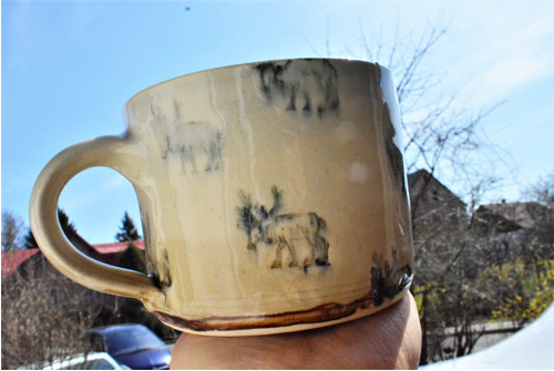 Hrnec s jeleny, 600 ml — foto 5