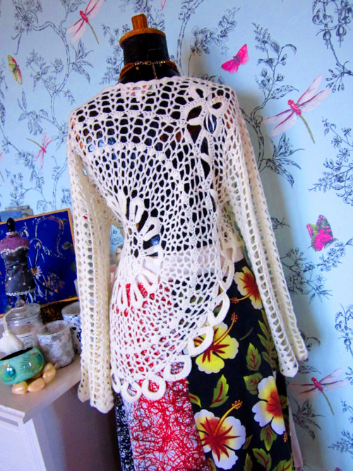 Svetřík boho háčkovaný — foto 4