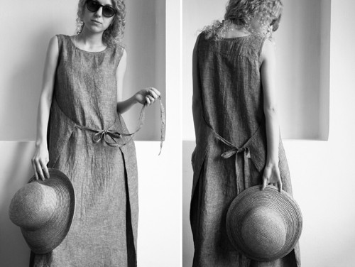 REZERVACE - šaty AGNES Rays graphite — foto 5