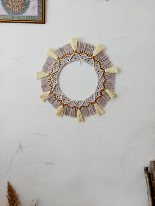Macramé mandala "SOL" — foto 4
