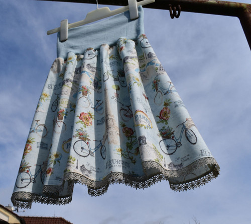 Sukně "Paříž v blankytu" — foto 2