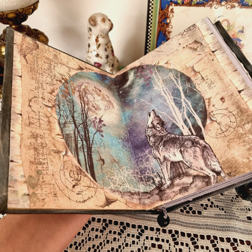 Scrapbookový Magický deník - Ametyst — foto 4