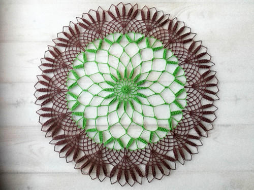Krajka barevná - do kruhu 35 cm — foto 2