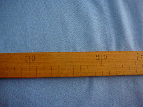 Bavlněný lem - světle modrý - šíře 160cm — foto 2