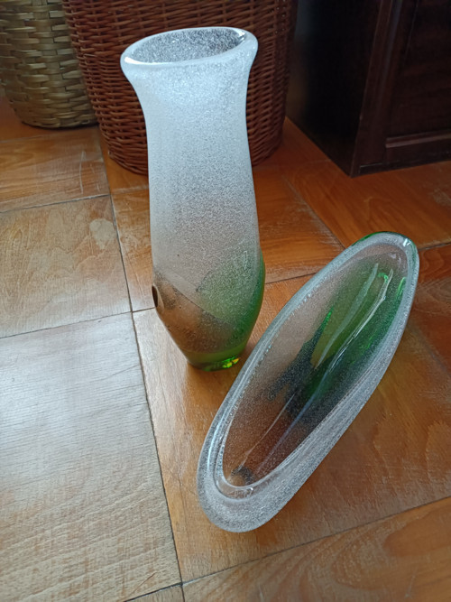 Váza hutní sklo — foto 3