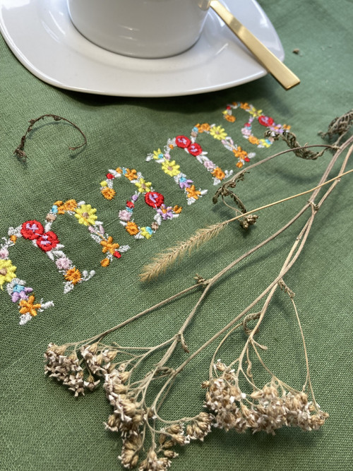 ZELENá Ľanová utierka II. ,,mama" — foto 3