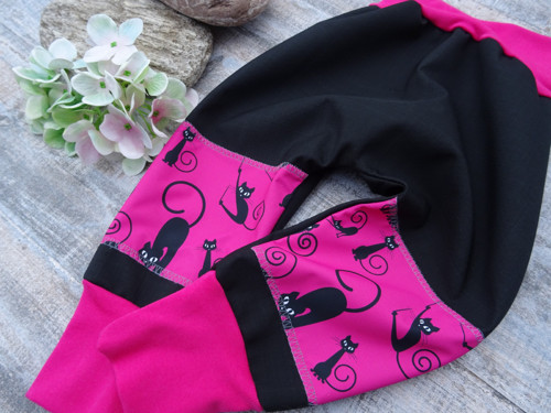 BAGGY SOFTSHELL letní* černý* kočky — foto 5
