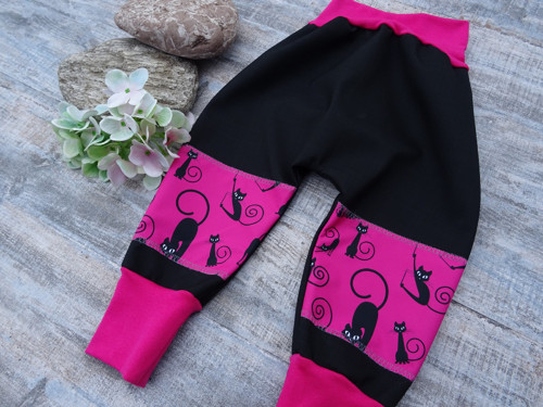 BAGGY SOFTSHELL letní* černý* kočky — foto 3