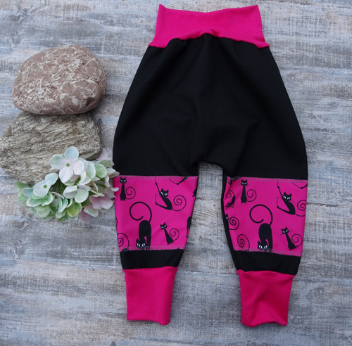BAGGY SOFTSHELL letní* černý* kočky — foto 4