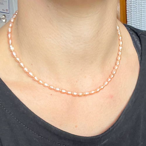 Jemný náhrdelník sladkovodní perly — foto 2