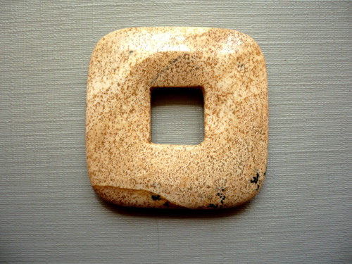 Donut 3,5 cm - jaspis obrázkový, č.1s — foto 2