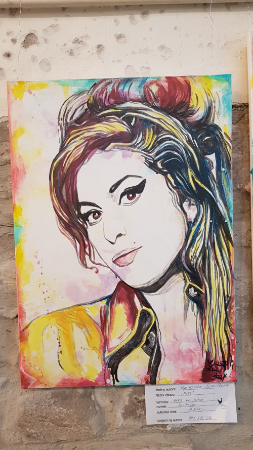 Amy. Akryl na plátně. — foto 2
