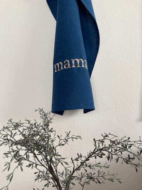 Petrolejová Ľanová utierka ,,mama" — foto 4