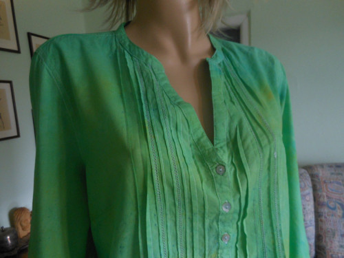 Plátěná halenka, vel.46/48 — foto 3