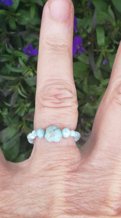 Larimar, prstýnek — foto 2