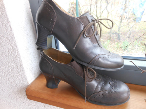 Stylové kožené boty, vel.40 — foto 2