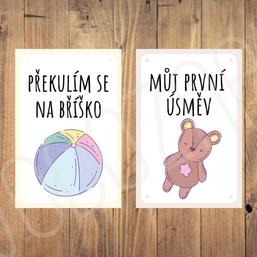 Digitální Milníkové kartičky Miminko (PDF) — foto 4