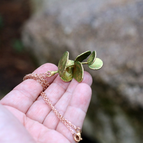 Náhrdelník eukalyptus — foto 3