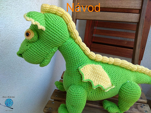 Háčkovaný dráček_návod — foto 6