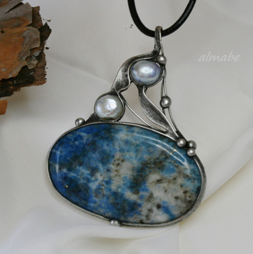 Nebe plné hvězd (lapis lazuli TOP kvality) — foto 3