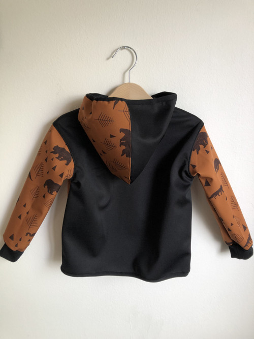 Softshellová bunda-hnědý medvěd — foto 2