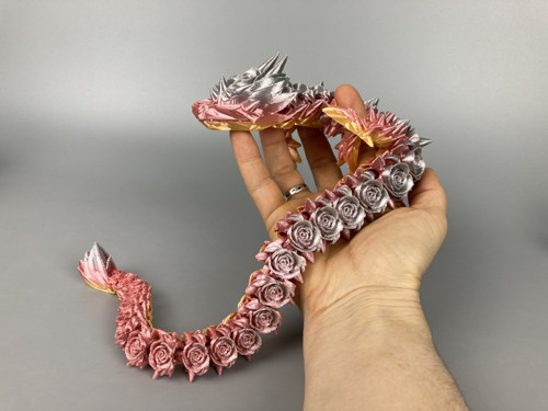 Růžičkový drak - 48cm, 3D tisk — foto 2