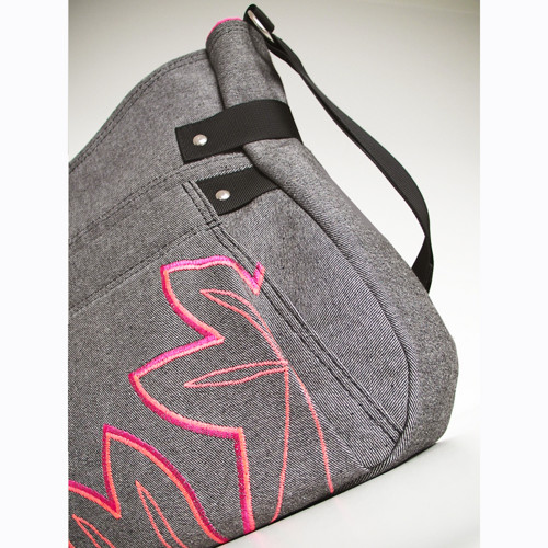 Kabelka grey SIMPLY pink — foto 4