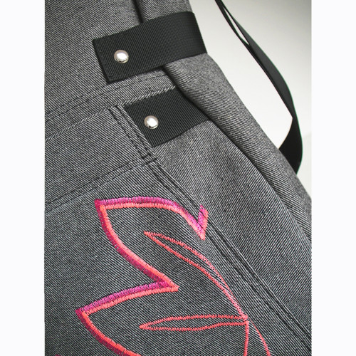 Kabelka grey SIMPLY pink — foto 5