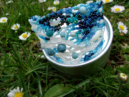 Náramek Píseň moře - Larimar — foto 2