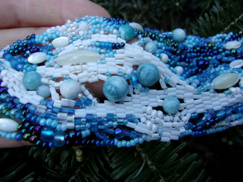 Náramek Píseň moře - Larimar — foto 3