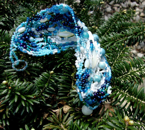 Náramek Píseň moře - Larimar — foto 5