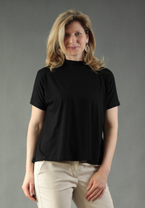 Triko volné černé — foto 5